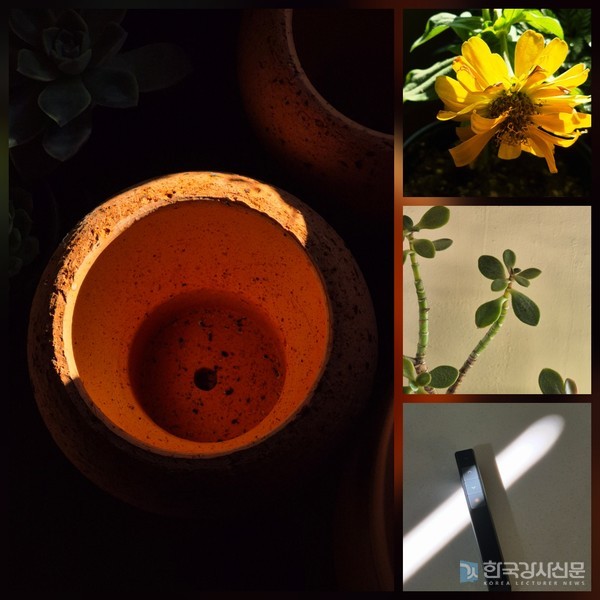 [사진설명 = 강의현장에서 킨포크 스타일로 찍어본 사진]