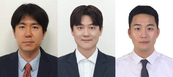 (왼쪽부터) 고려대 생명과학부 지성욱 교수(교신저자), 분자생명과학과 구도운 연구교수(제1저자), KU-KIST 융합대학원 김근우 박사과정(제1저자) [사진출처=고려대학교]
