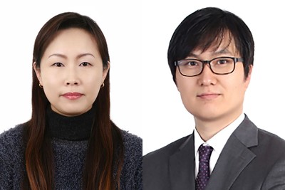 (왼쪽부터) 고려대 KU-KIST 융합대학원 박영란 연구교수(제1저자), 왕건욱 교수(교신저자) [사진출처=고려대학교]