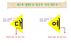 [주영훈의 품격있는 글씨교정] 한글 건축의 완성, 받침이 만드는 '1:1 황... - 뉴스 썸네일 이미지